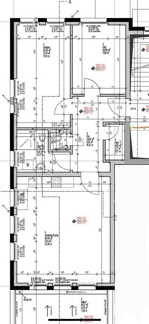 Pronájem bytu 3+1 85 m², Isernhagen, Dolní Sasko Pronájem bytu 3+1 85 m², Isernhagen, Dolní Sasko