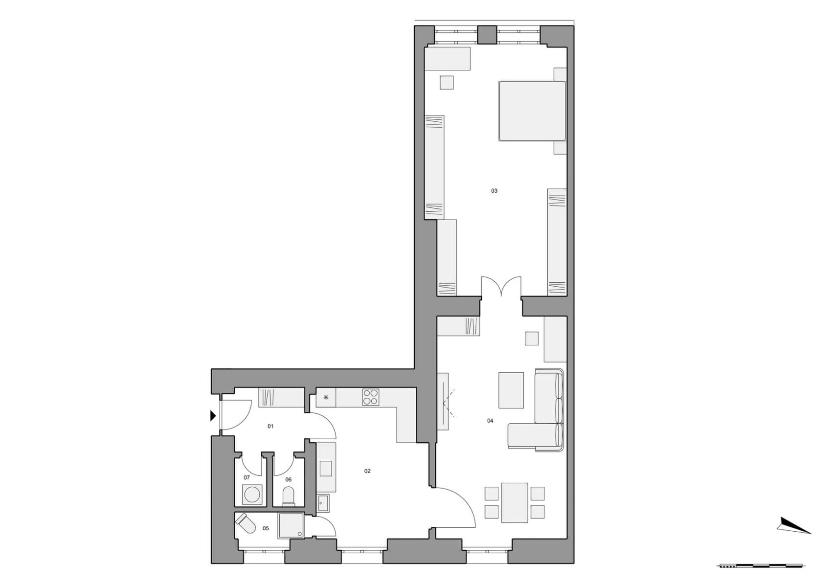 Prodej bytu 2+1 92 m², Karlínské náměstí, Praha, Praha Prodej bytu 2+1 92 m², Karlínské náměstí, Praha, Praha