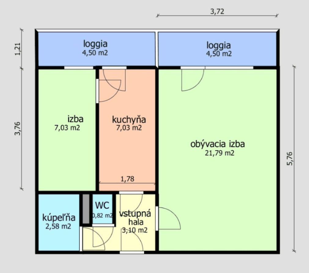Pronájem bytu 2+1 50 m², Astrová, Ružinov, Bratislavský kraj Pronájem bytu 2+1 50 m², Astrová, Ružinov, Bratislavský kraj