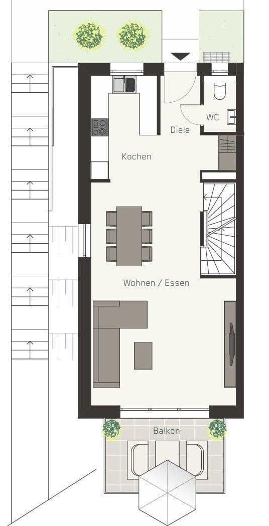 Pronájem domu 136 m², pozemek 350 m², Steinenbronner Straße 31, Sindelfingen, Bádensko-Württembersko Pronájem domu 136 m², pozemek 350 m², Steinenbronner Straße 31, Sindelfingen, Bádensko-Württembersko