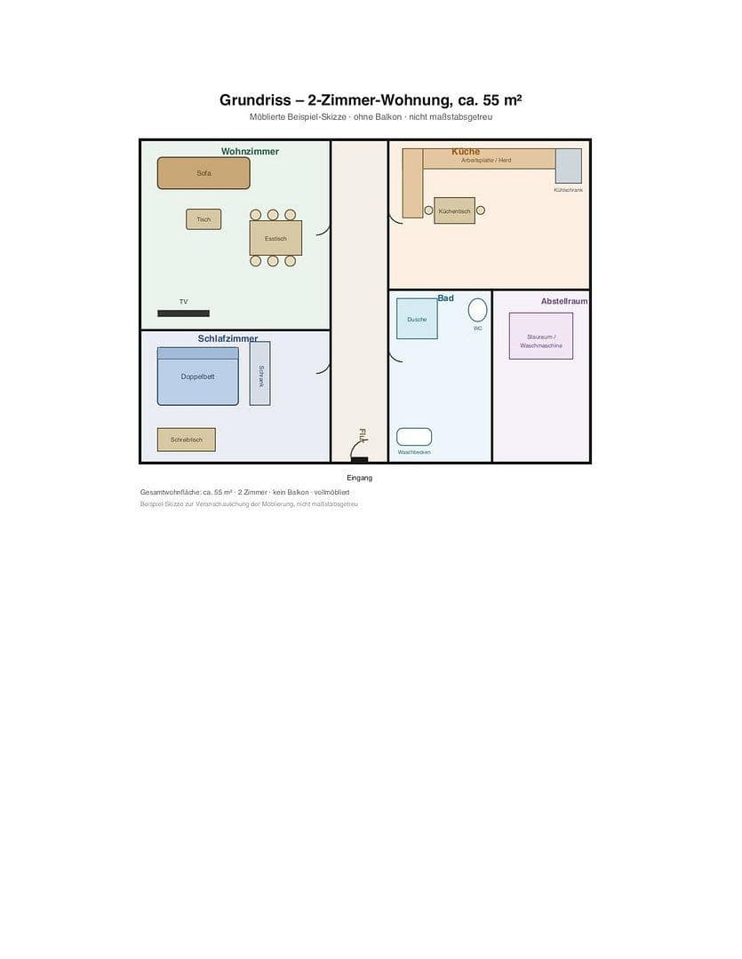 Pronájem bytu 2+1 55 m², Finkenwerder, Hamburg Pronájem bytu 2+1 55 m², Finkenwerder, Hamburg