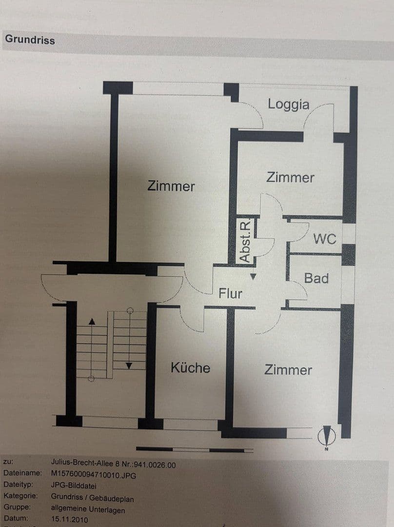 Pronájem bytu 3+1 64 m², Bremen, Bremen Pronájem bytu 3+1 64 m², Bremen, Bremen