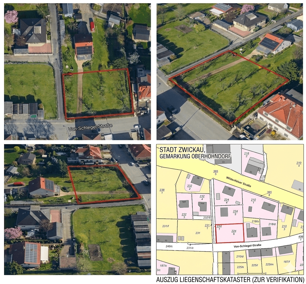 Prodej pozemku 840 m², Von-Schlegel-Straße 0, Cvikov, Sasko Prodej pozemku 840 m², Von-Schlegel-Straße 0, Cvikov, Sasko