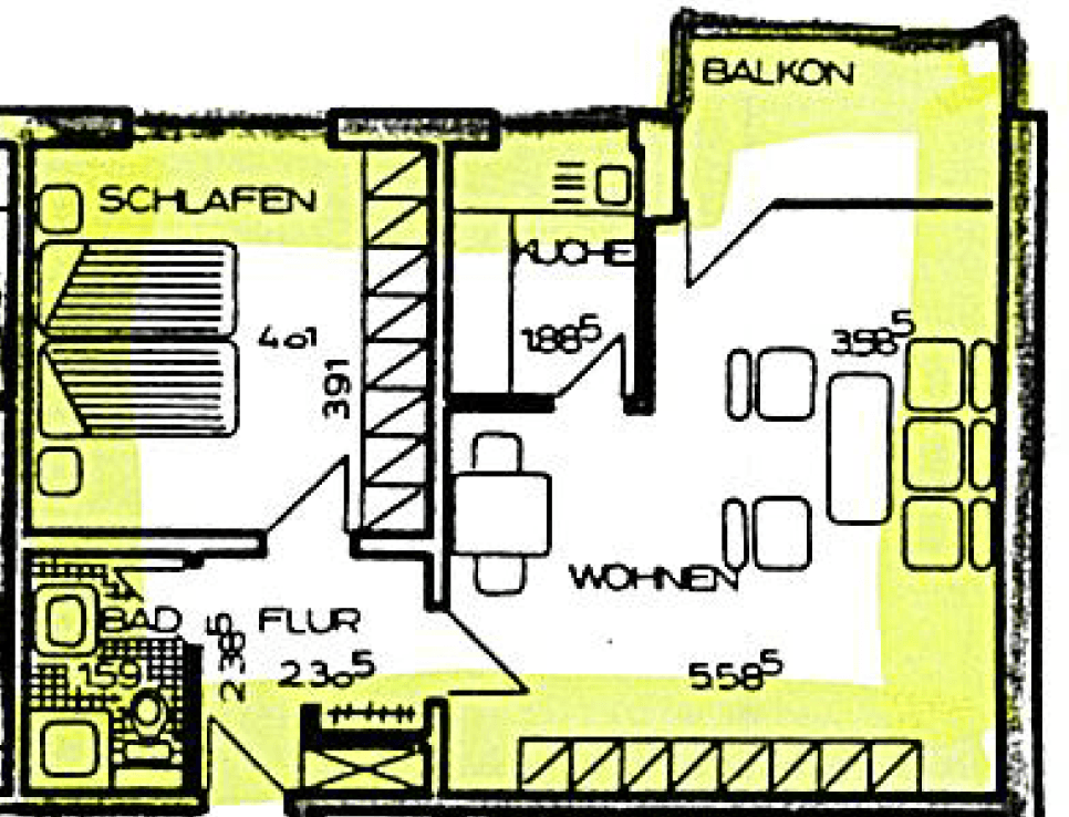 Pronájem bytu 2+1 59 m², Rektoratsweg 61, Münster, Severní Porýní-Vestfálsko Pronájem bytu 2+1 59 m², Rektoratsweg 61, Münster, Severní Porýní-Vestfálsko