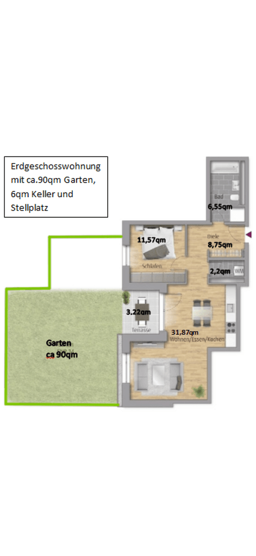 Pronájem bytu 2+1 65 m², Herbert-Belser-Ring 2, 63477 Maintal, Maintal, Hessen Pronájem bytu 2+1 65 m², Herbert-Belser-Ring 2, 63477 Maintal, Maintal, Hessen