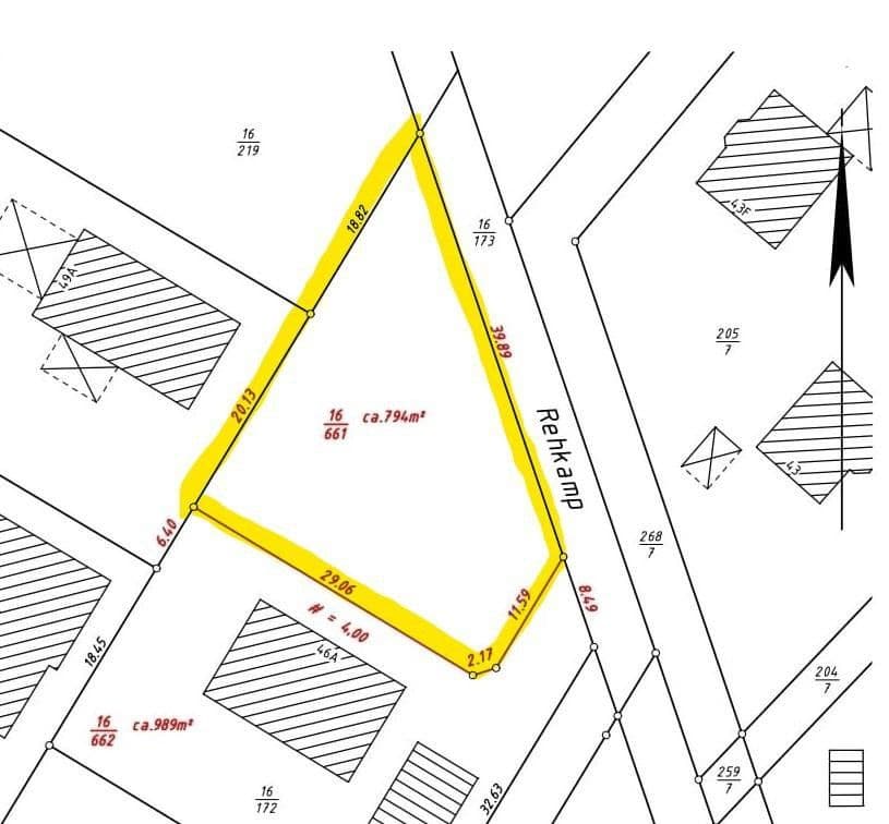 Prodej pozemku 794 m², Buchholz in der Nordheide, Dolní Sasko Prodej pozemku 794 m², Buchholz in der Nordheide, Dolní Sasko