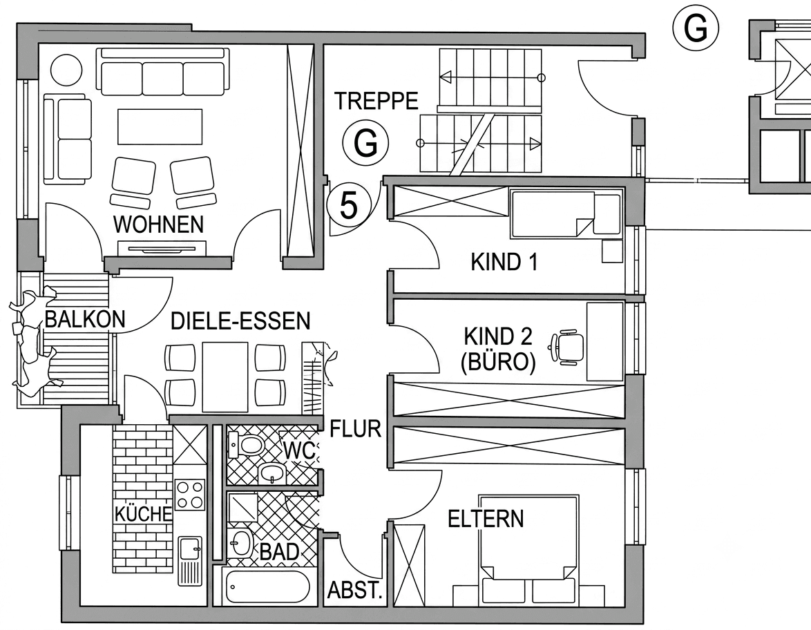 Prodej bytu 4+kk 79 m², Am Käppele 22, Laupheim, Bádensko-Württembersko Prodej bytu 4+kk 79 m², Am Käppele 22, Laupheim, Bádensko-Württembersko