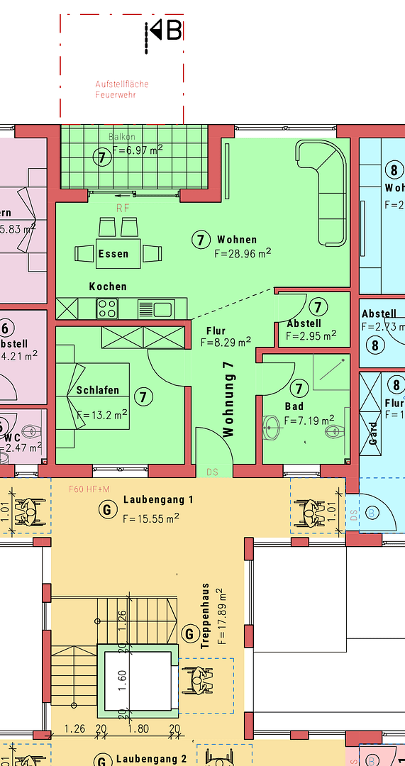 Pronájem bytu 2+1 62 m², Leutkirchstraße 41, Friesenheim, Bádensko-Württembersko Pronájem bytu 2+1 62 m², Leutkirchstraße 41, Friesenheim, Bádensko-Württembersko