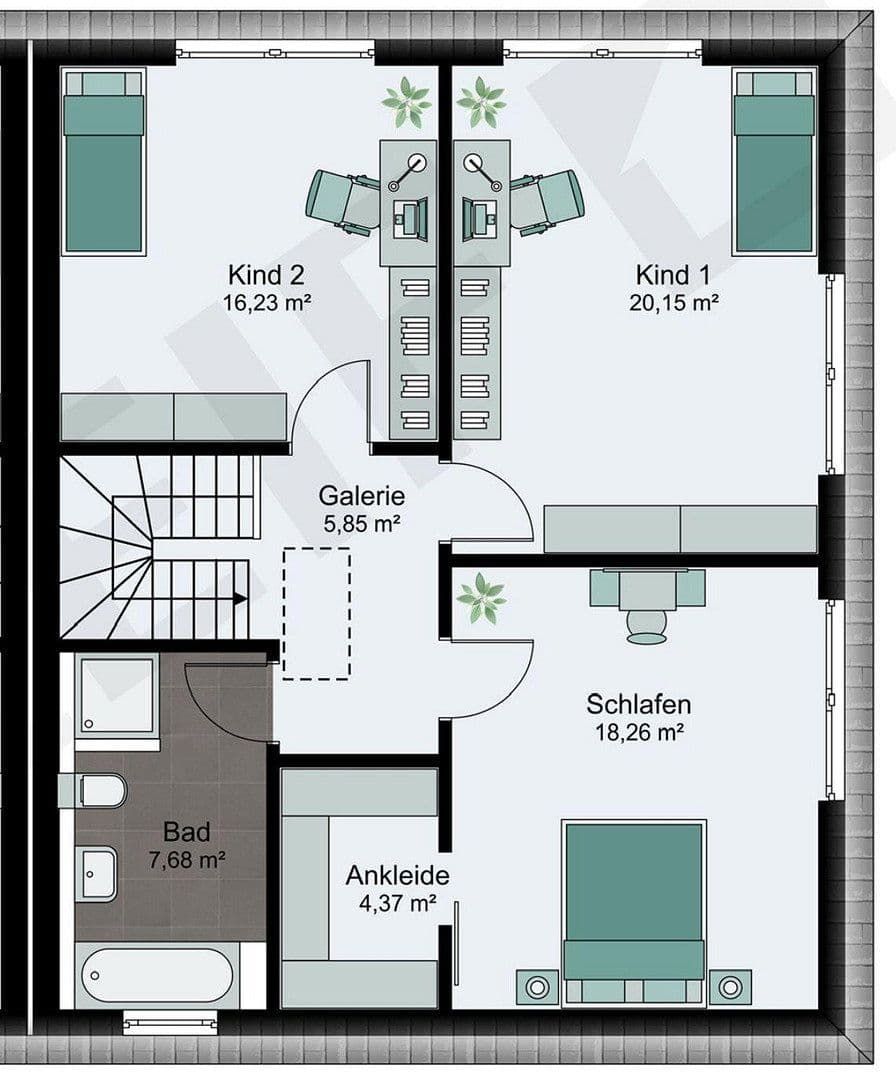 Pronájem domu 157 m², pozemek 400 m², Hurlacher str 28a, Langerringen, Bavorsko Pronájem domu 157 m², pozemek 400 m², Hurlacher str 28a, Langerringen, Bavorsko