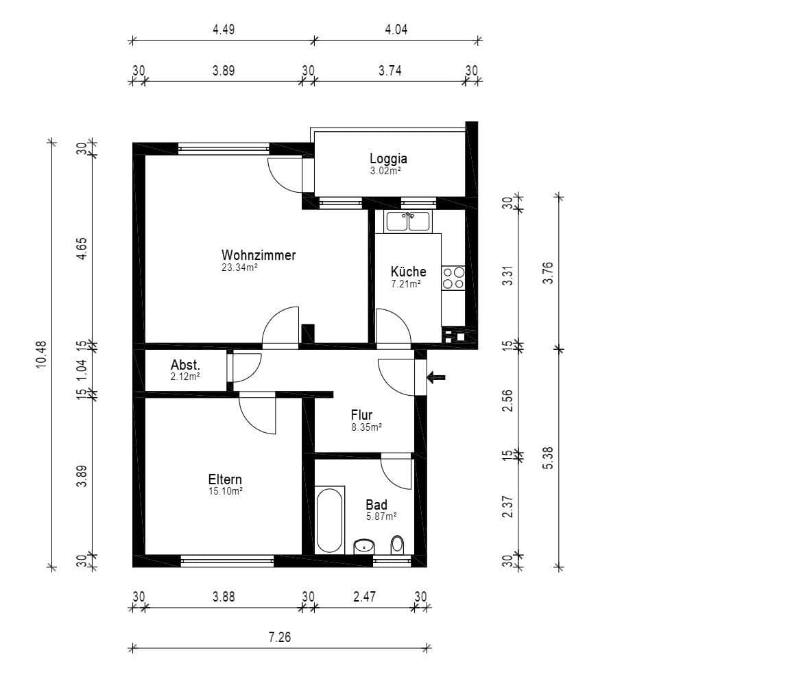 Prodej bytu 2+1 65 m², Am Hochkreuz 9a, Köln, Severní Porýní-Vestfálsko Prodej bytu 2+1 65 m², Am Hochkreuz 9a, Köln, Severní Porýní-Vestfálsko