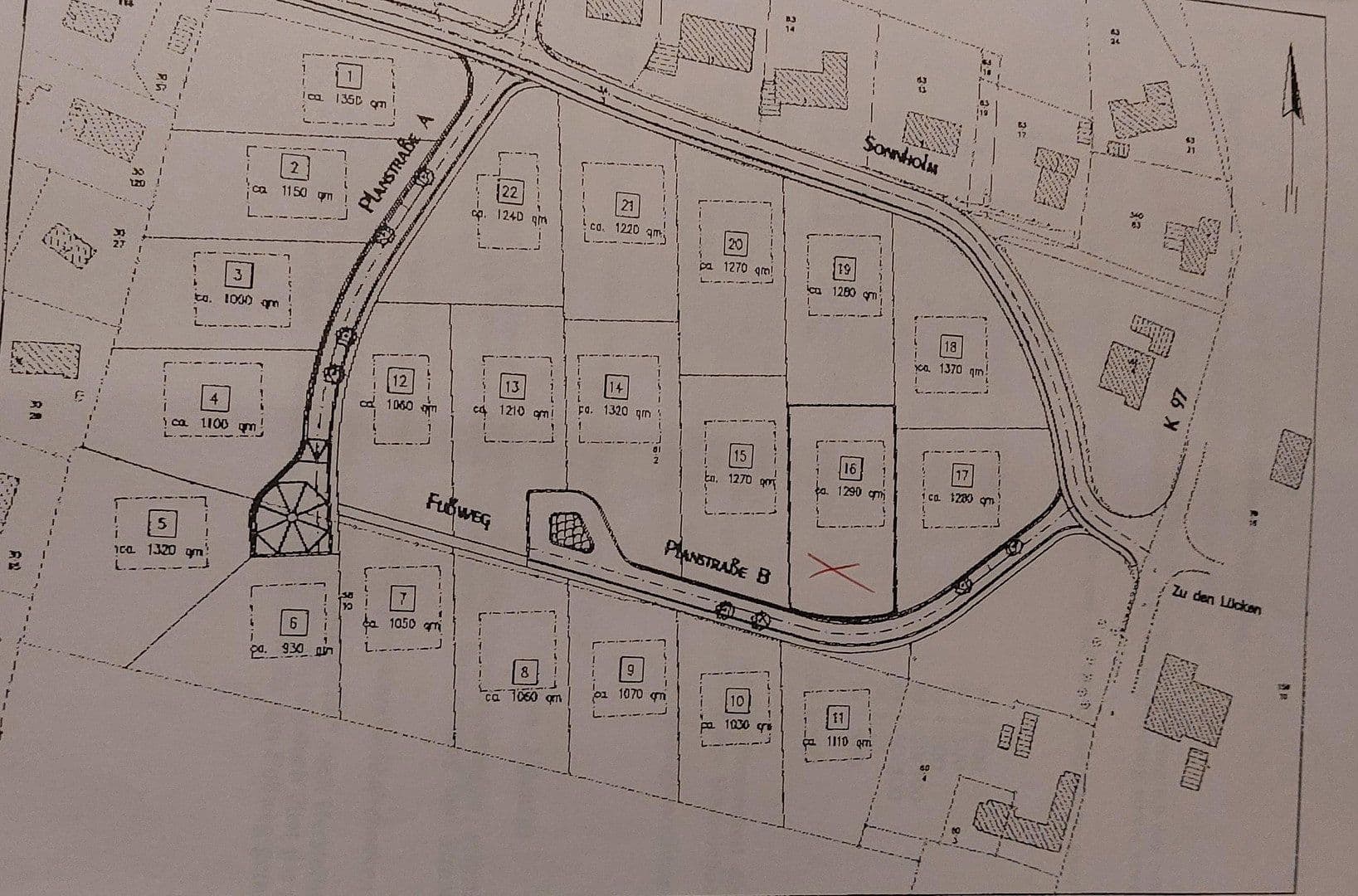 Prodej pozemku 1.287 m², An de Möhl 4, Westerholz, Šlesvicko-Holštýnsko Prodej pozemku 1.287 m², An de Möhl 4, Westerholz, Šlesvicko-Holštýnsko