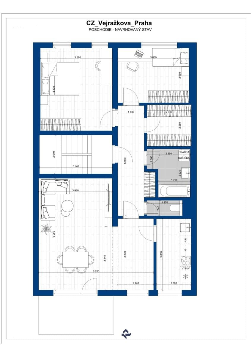 Prodej domu 200 m², pozemek 310 m², Vejražkova, Praha, Praha Prodej domu 200 m², pozemek 310 m², Vejražkova, Praha, Praha