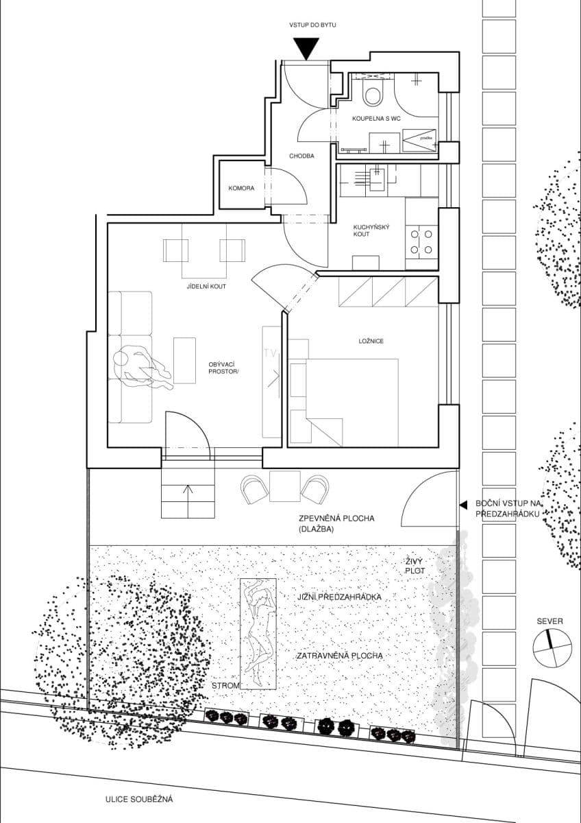 Pronájem bytu 2+kk 32 m², Souběžná, Hostivice, Středočeský kraj Pronájem bytu 2+kk 32 m², Souběžná, Hostivice, Středočeský kraj