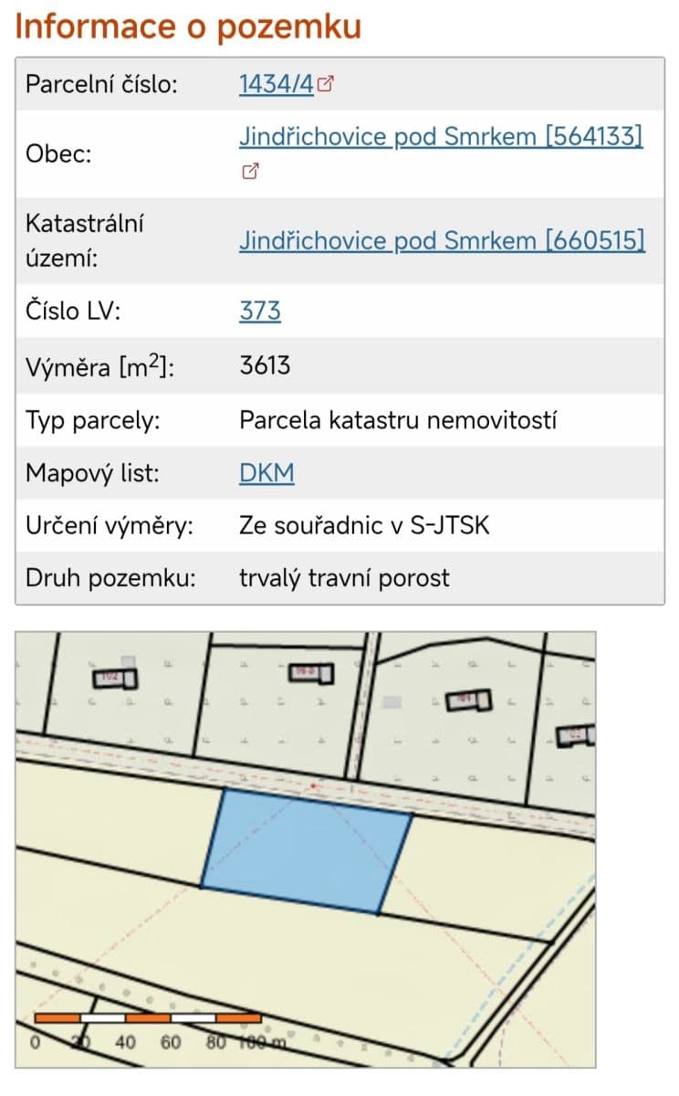Prodej pozemku 3.613 m², Jindřichovice pod Smrkem, Liberecký kraj Prodej pozemku 3.613 m², Jindřichovice pod Smrkem, Liberecký kraj