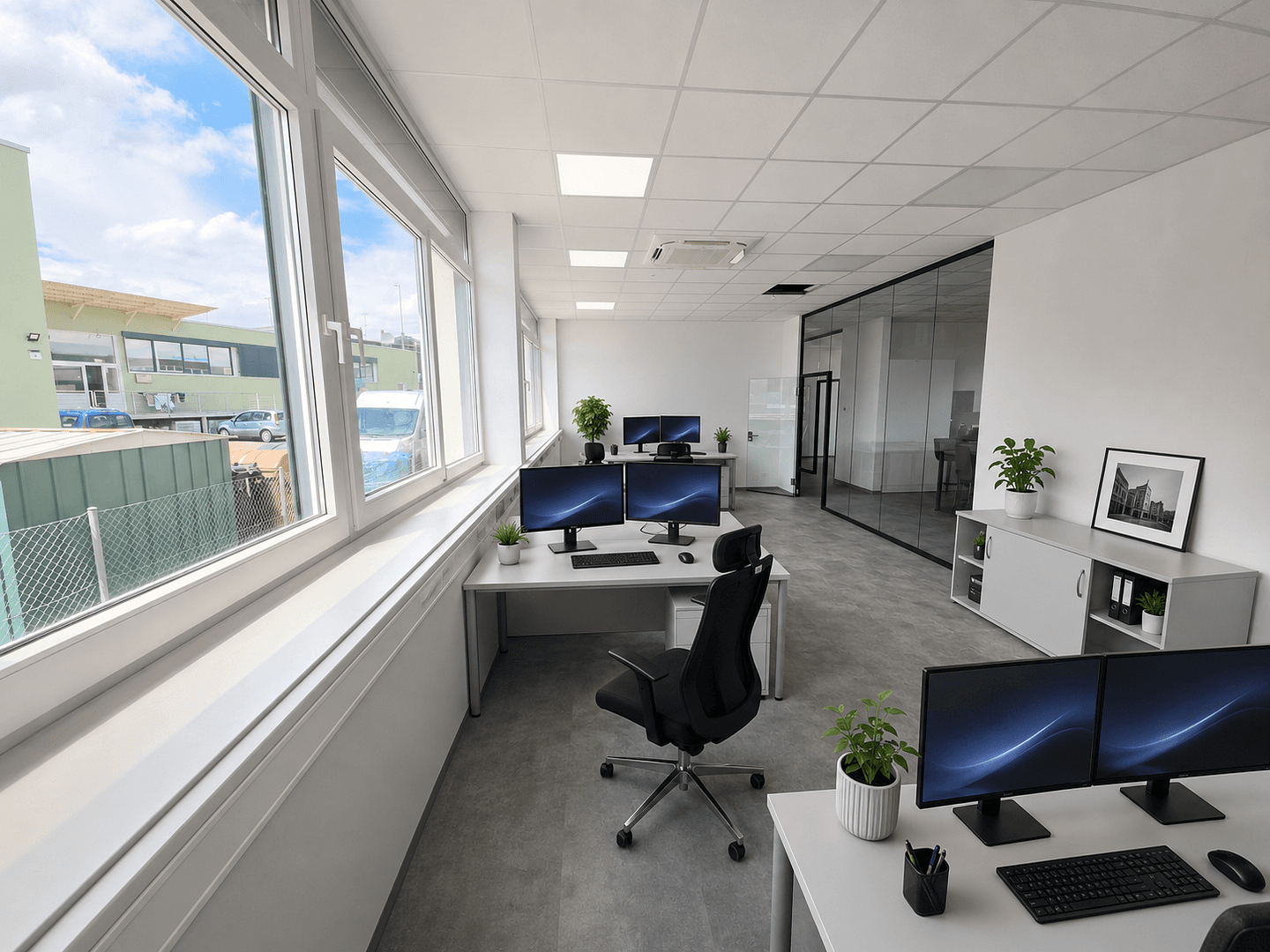 Pronájem kanceláře 100 m², Lilienthalstraße 6, Neu-Ulm, Bavorsko Pronájem kanceláře 100 m², Lilienthalstraße 6, Neu-Ulm, Bavorsko