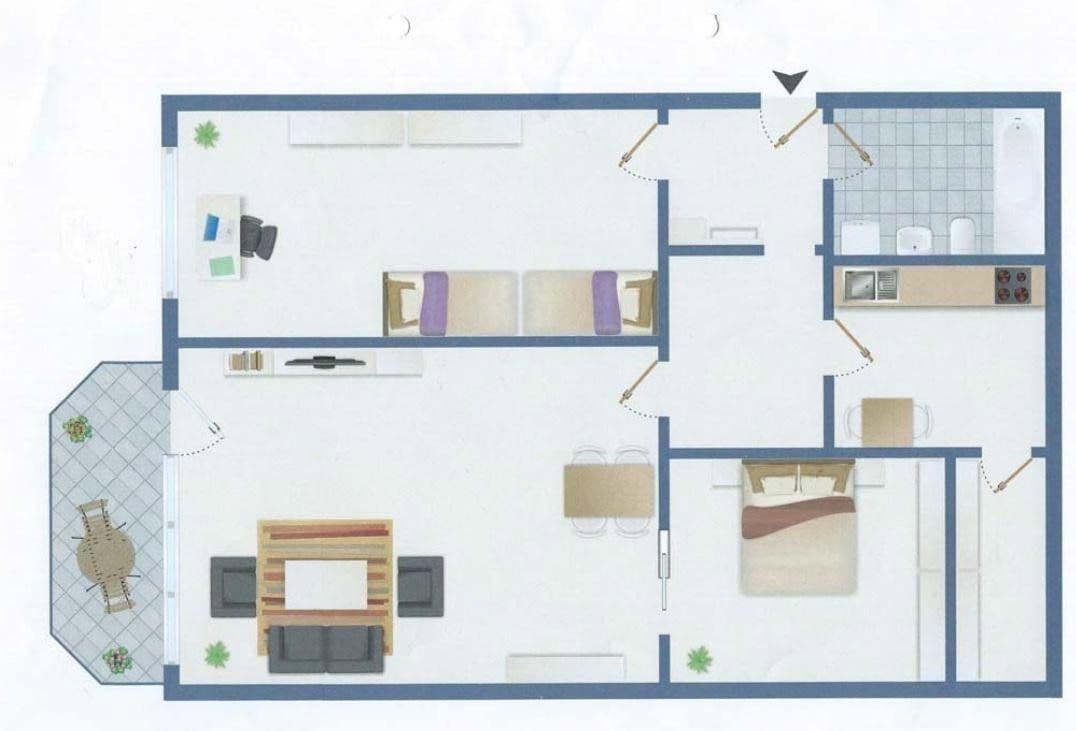Pronájem bytu 3+1 94 m², Hamburger Straße 66, Kaltenkirchen, Šlesvicko-Holštýnsko Pronájem bytu 3+1 94 m², Hamburger Straße 66, Kaltenkirchen, Šlesvicko-Holštýnsko