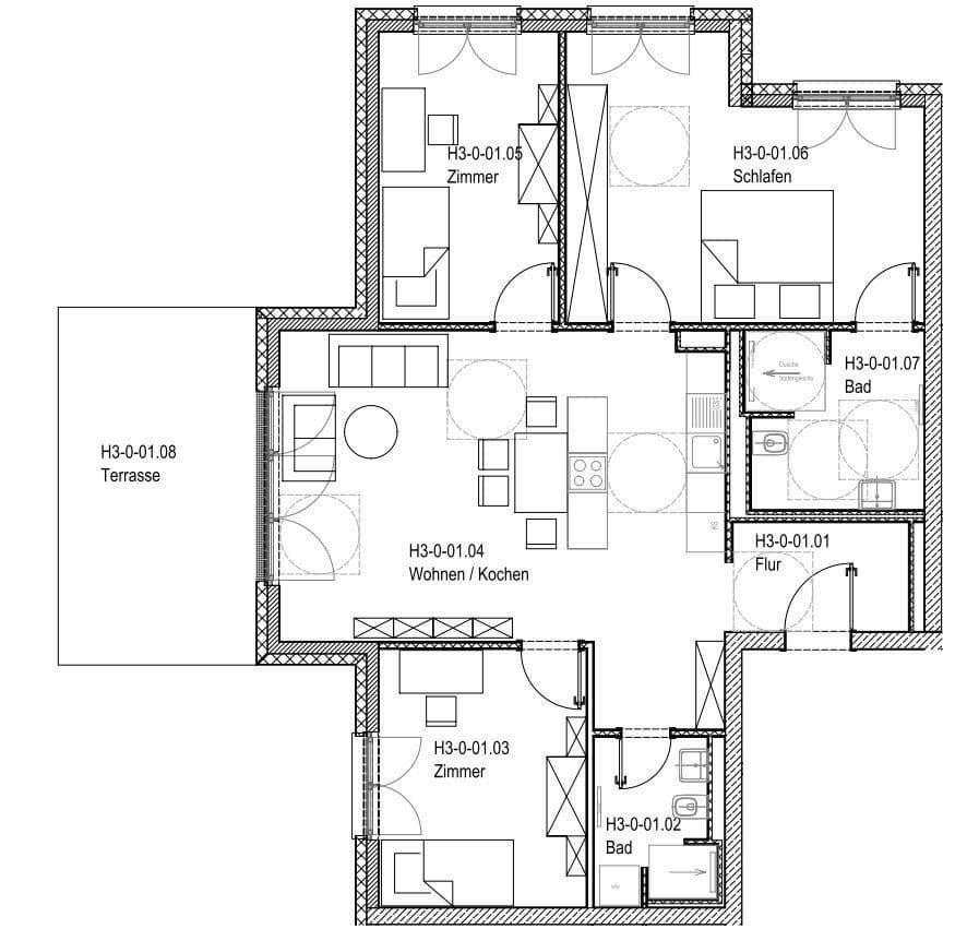 Pronájem bytu 4+1 103 m², Regener Straße 65, Berlin, Berlín Pronájem bytu 4+1 103 m², Regener Straße 65, Berlin, Berlín