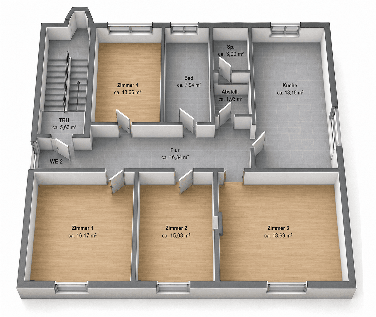 Prodej bytu 4+1 111 m², Niederstraße 9, Recklinghausen, Severní Porýní-Vestfálsko Prodej bytu 4+1 111 m², Niederstraße 9, Recklinghausen, Severní Porýní-Vestfálsko