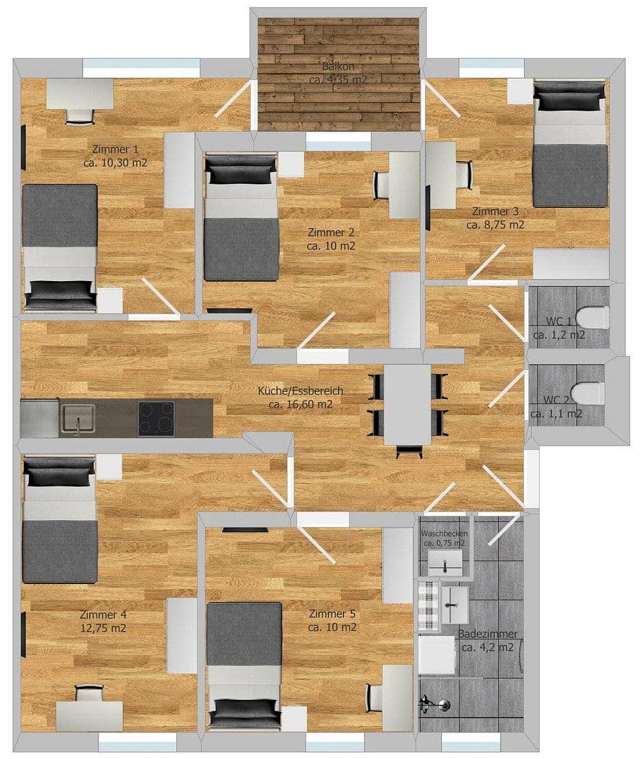 Pronájem bytu 22 m², Solothurner Straße 10, München, Bavorsko Pronájem bytu 22 m², Solothurner Straße 10, München, Bavorsko