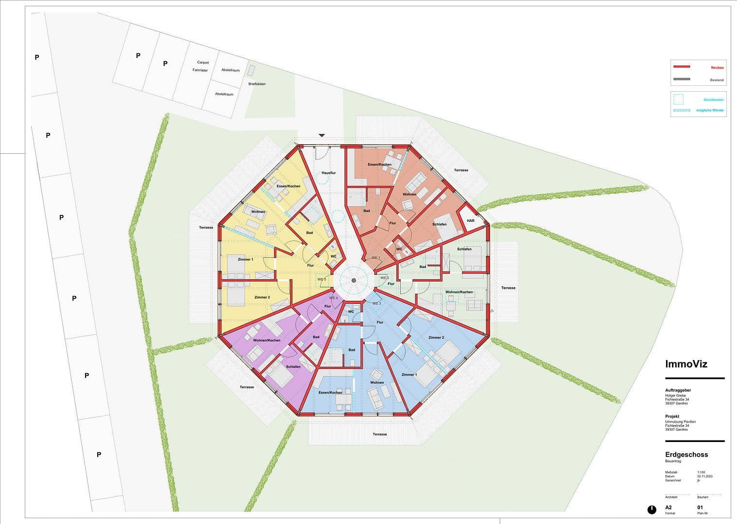 Prodej pozemku 2.220 m², Fichtestraße 34, Genthin, Sasko-Anhaltsko Prodej pozemku 2.220 m², Fichtestraße 34, Genthin, Sasko-Anhaltsko