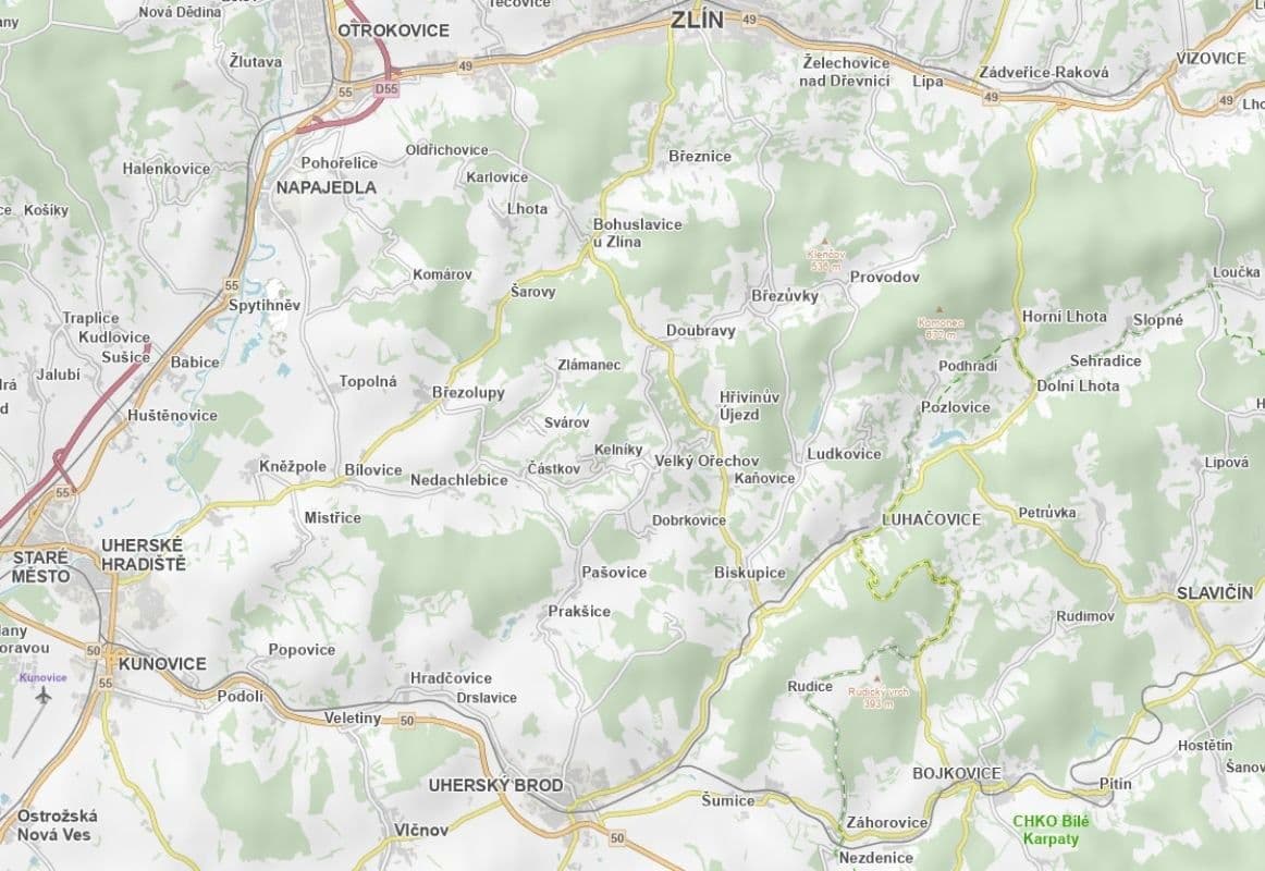 Prodej pozemku 4.334 m², Zlámanec, Zlínský kraj Prodej pozemku 4.334 m², Zlámanec, Zlínský kraj
