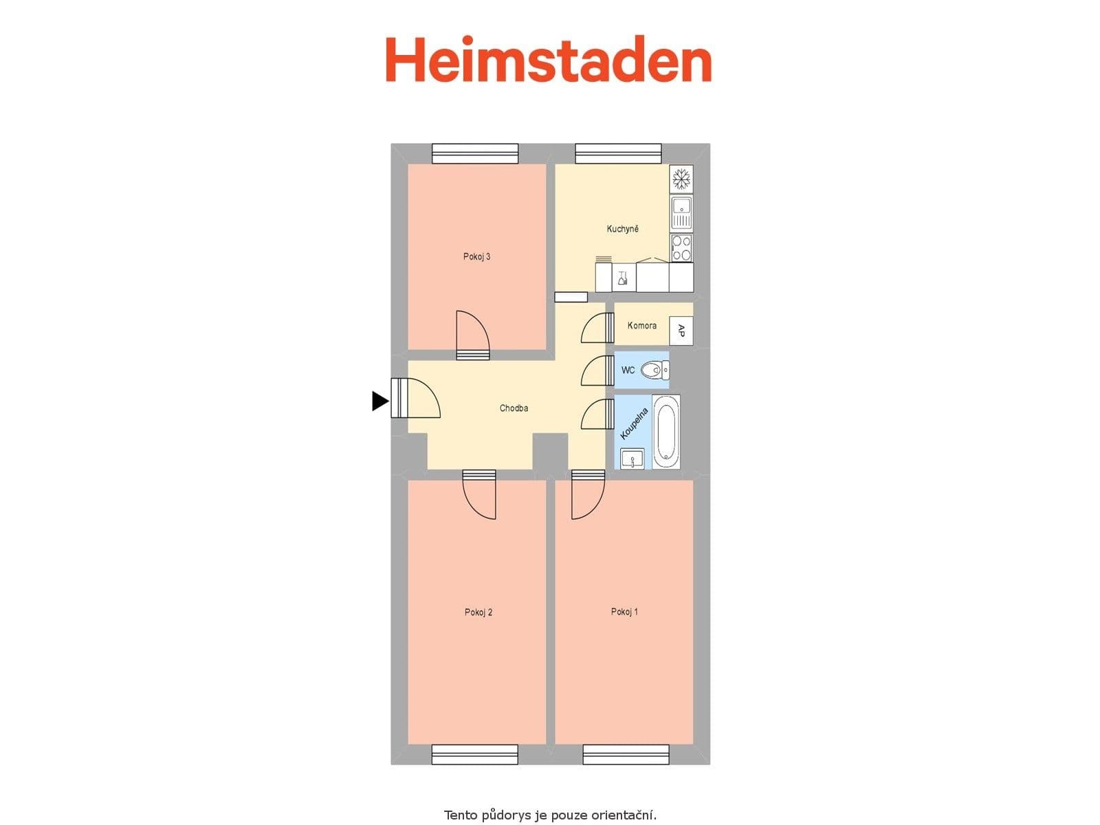 Pronájem bytu 3+1 72 m², Fibichova, Havířov, Moravskoslezský kraj Pronájem bytu 3+1 72 m², Fibichova, Havířov, Moravskoslezský kraj