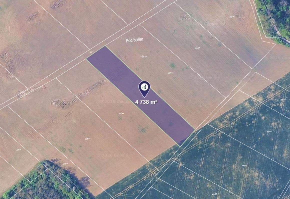 Prodej pozemku 4.738 m², Čebín, Jihomoravský kraj Prodej pozemku 4.738 m², Čebín, Jihomoravský kraj