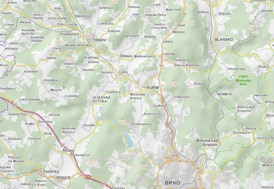 Prodej pozemku 4.738 m², Čebín, Jihomoravský kraj Prodej pozemku 4.738 m², Čebín, Jihomoravský kraj