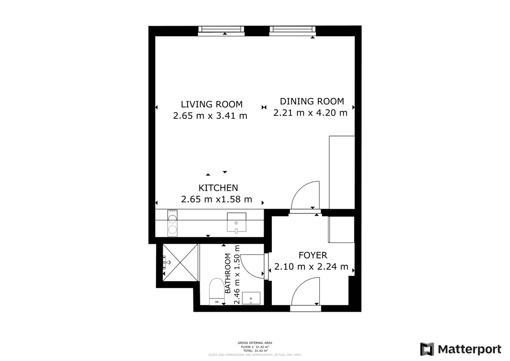 Pronájem bytu 1+kk 30 m², Grafická, Praha, Praha Pronájem bytu 1+kk 30 m², Grafická, Praha, Praha