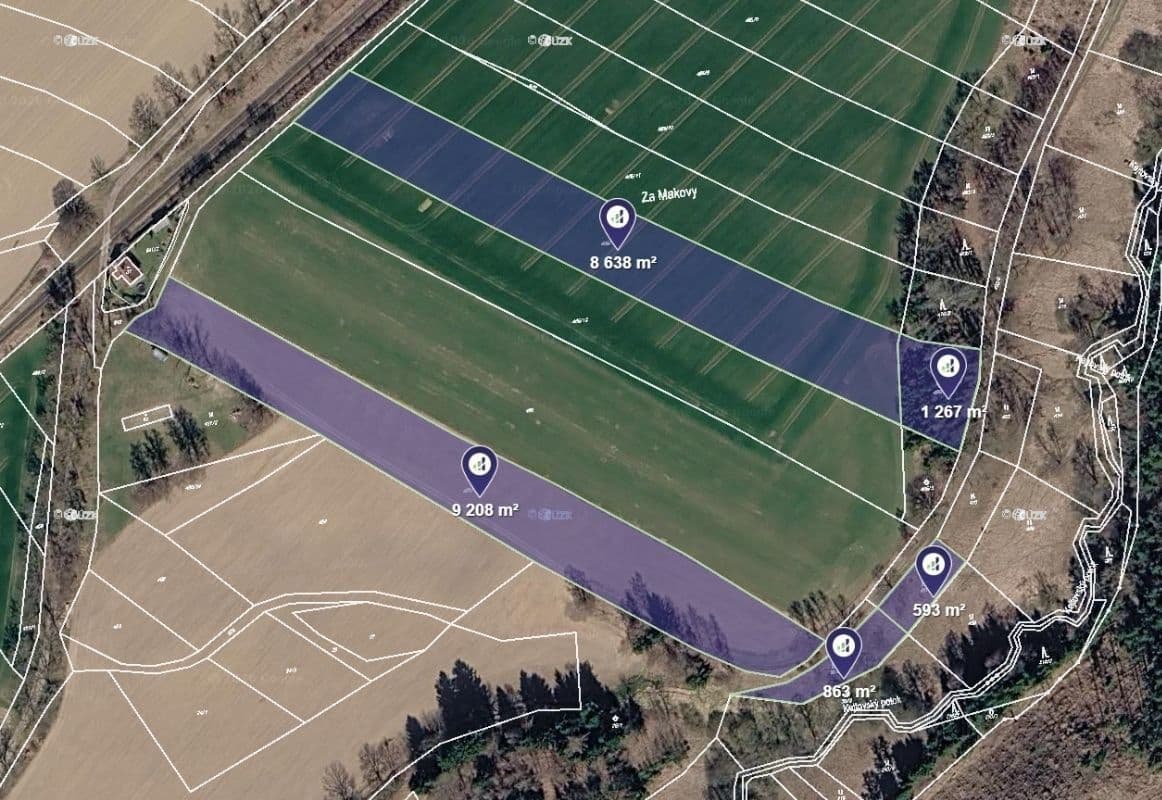 Prodej pozemku 1.295 m², Obrataň, Kraj Vysočina Prodej pozemku 1.295 m², Obrataň, Kraj Vysočina