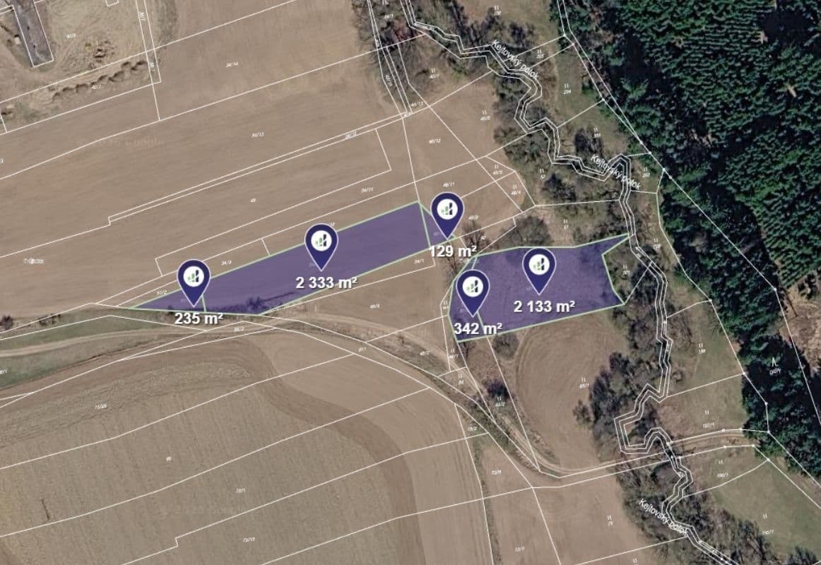 Prodej pozemku 1.295 m², Obrataň, Kraj Vysočina Prodej pozemku 1.295 m², Obrataň, Kraj Vysočina