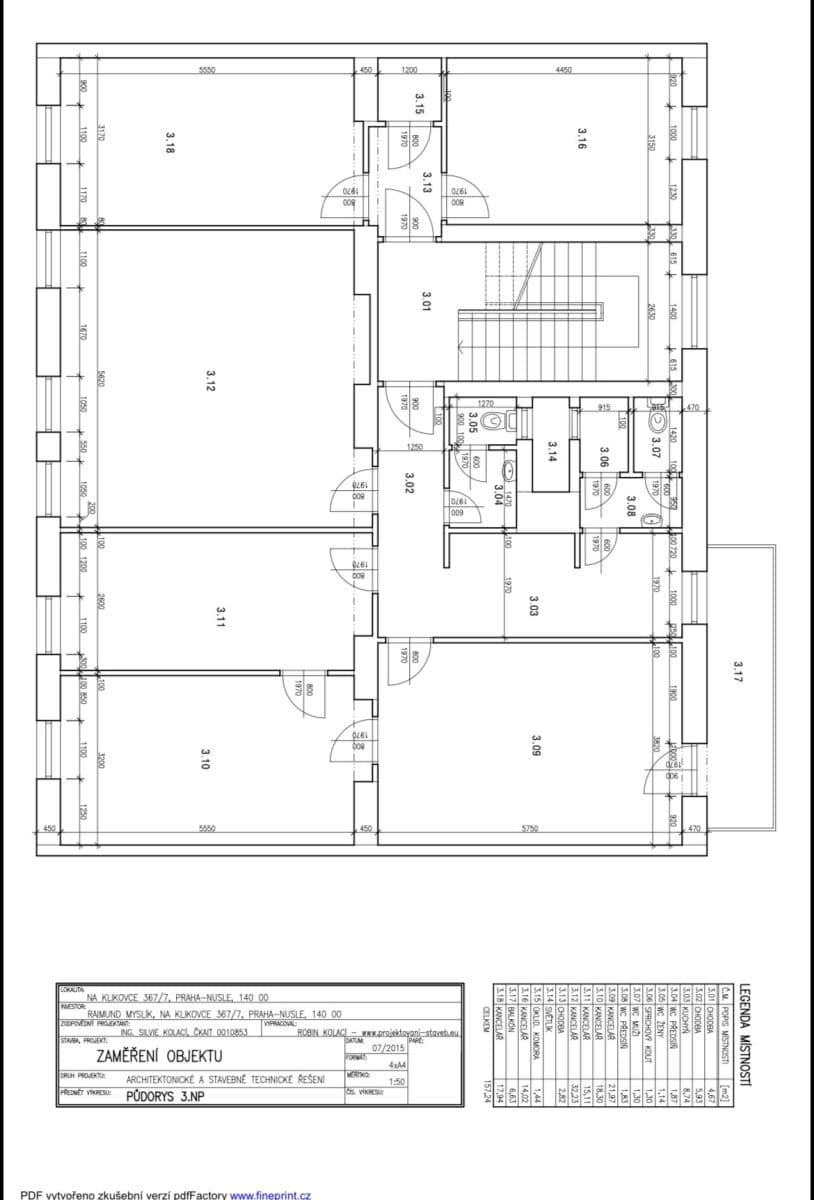 Pronájem kanceláře 150 m², Na Klikovce, Praha, Praha Pronájem kanceláře 150 m², Na Klikovce, Praha, Praha