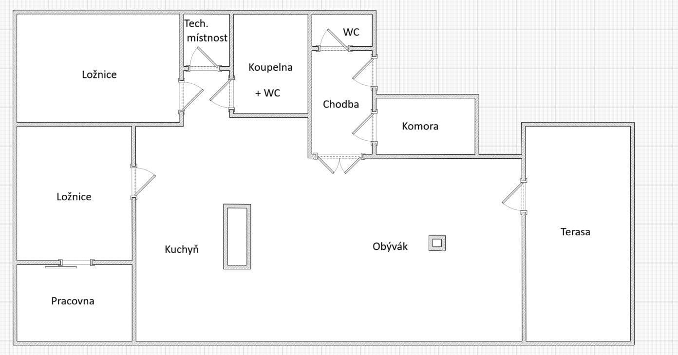 Pronájem bytu 4+kk 102 m², Národních mučedníků, Hradec Králové, Královéhradecký kraj Pronájem bytu 4+kk 102 m², Národních mučedníků, Hradec Králové, Královéhradecký kraj