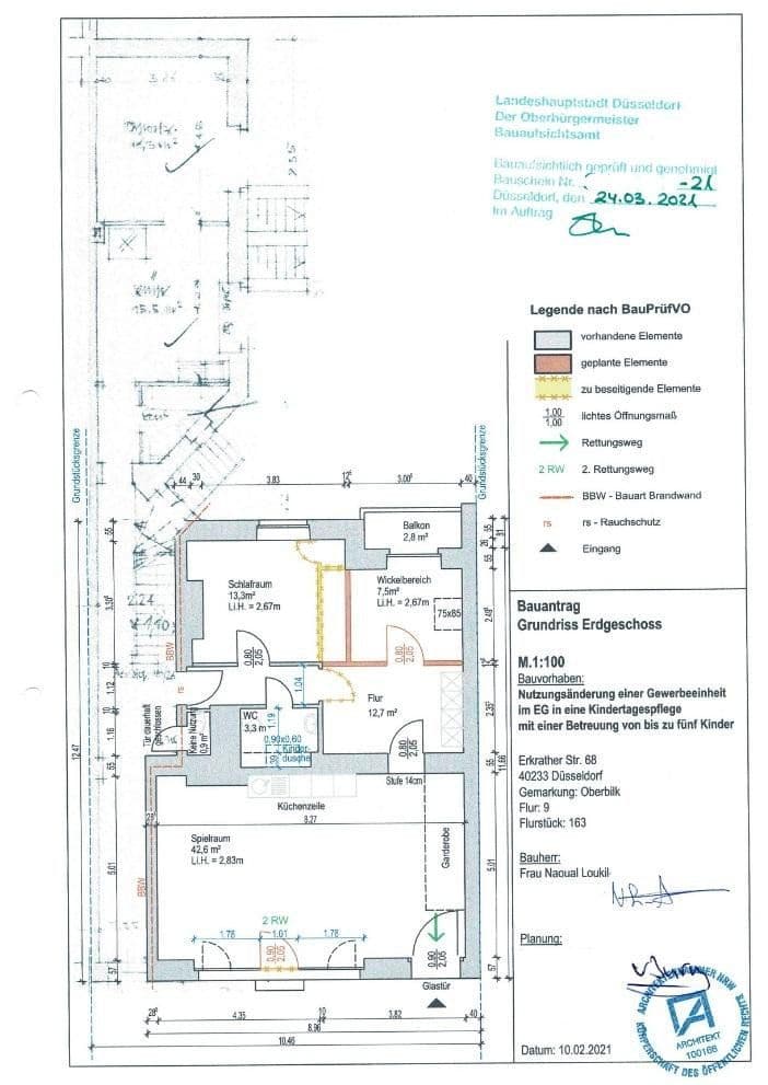 Pronájem kanceláře 83 m², Erkrather Straße 68, Düsseldorf, Severní Porýní-Vestfálsko Pronájem kanceláře 83 m², Erkrather Straße 68, Düsseldorf, Severní Porýní-Vestfálsko