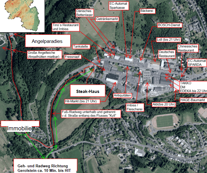 Prodej domu 160 m², pozemek 7.296 m², Gerolstein, Porýní-Falc Prodej domu 160 m², pozemek 7.296 m², Gerolstein, Porýní-Falc