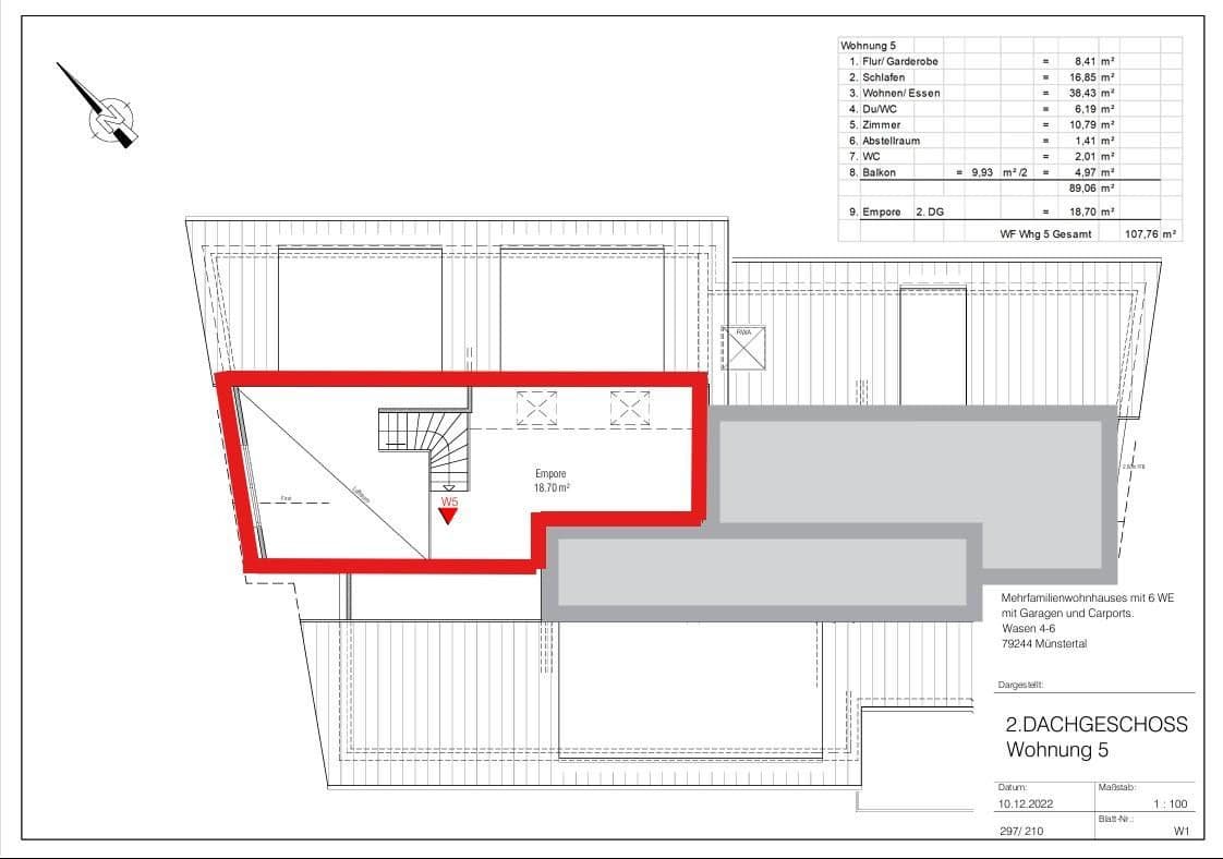 Pronájem bytu 3+kk 108 m², Wasen 6, Münstertal, Bádensko-Württembersko Pronájem bytu 3+kk 108 m², Wasen 6, Münstertal, Bádensko-Württembersko