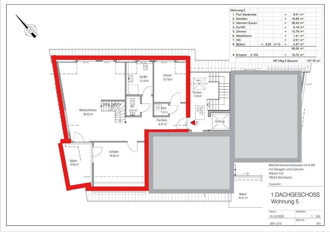 Pronájem bytu 3+kk 108 m², Wasen 6, Münstertal, Bádensko-Württembersko Pronájem bytu 3+kk 108 m², Wasen 6, Münstertal, Bádensko-Württembersko
