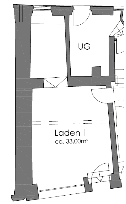 Pronájem nebytového prostoru 33 m², Luisenstr. 24, Baden-Baden, Bádensko-Württembersko Pronájem nebytového prostoru 33 m², Luisenstr. 24, Baden-Baden, Bádensko-Württembersko