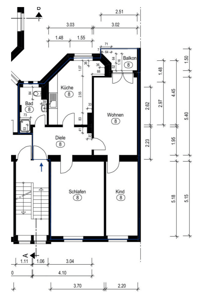 Prodej bytu 3+1 76 m², Düsseldorf, Severní Porýní-Vestfálsko Prodej bytu 3+1 76 m², Düsseldorf, Severní Porýní-Vestfálsko