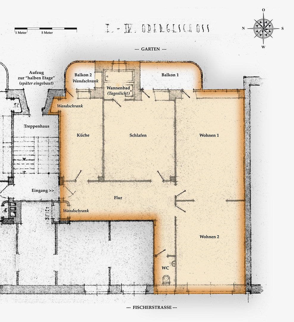 Pronájem bytu 2+1 100 m², Fischerstr. 45, Düsseldorf, Severní Porýní-Vestfálsko Pronájem bytu 2+1 100 m², Fischerstr. 45, Düsseldorf, Severní Porýní-Vestfálsko