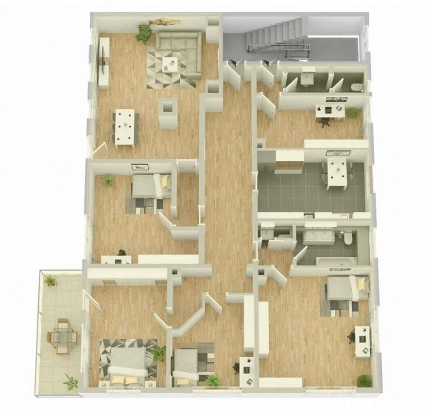 Pronájem bytu 5+1 161 m², Villingen-Schwenningen, Bádensko-Württembersko Pronájem bytu 5+1 161 m², Villingen-Schwenningen, Bádensko-Württembersko