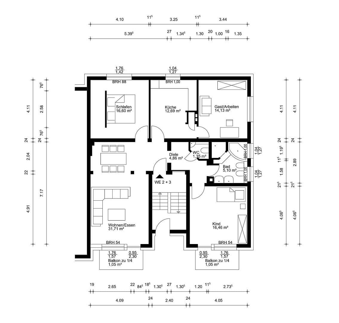 Prodej bytu 4+1 105 m², Heiligenhaus, Severní Porýní-Vestfálsko Prodej bytu 4+1 105 m², Heiligenhaus, Severní Porýní-Vestfálsko