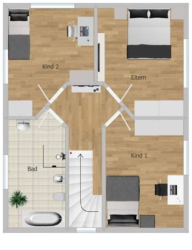 Prodej domu 112 m², pozemek 439 m², Haiterbach, Bádensko-Württembersko Prodej domu 112 m², pozemek 439 m², Haiterbach, Bádensko-Württembersko