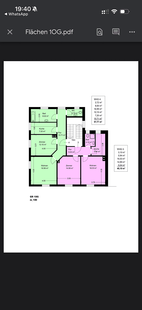 Prodej bytu 2+1 46 m², Augsburg, Bavorsko Prodej bytu 2+1 46 m², Augsburg, Bavorsko