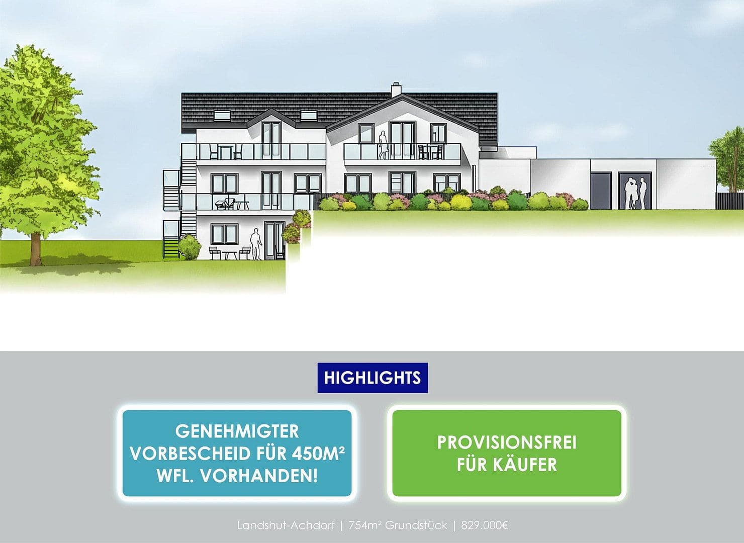 Prodej domu 145 m², pozemek 745 m², Landshut, Bavorsko Prodej domu 145 m², pozemek 745 m², Landshut, Bavorsko