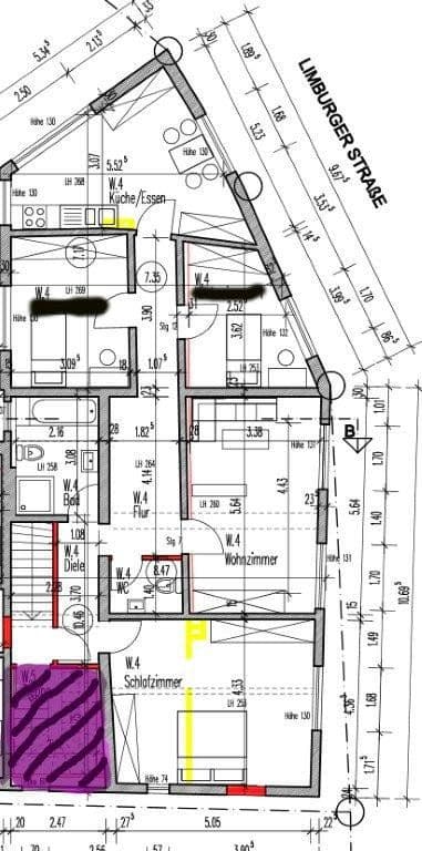 Pronájem bytu 4+1 104 m², Limburger Str. 165, Bad Camberg, Hessen Pronájem bytu 4+1 104 m², Limburger Str. 165, Bad Camberg, Hessen