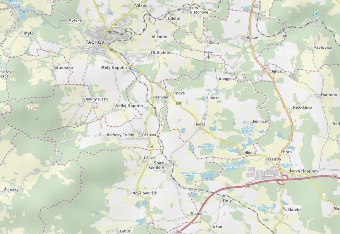 Prodej pozemku 1.018 m², Částkov, Plzeňský kraj Prodej pozemku 1.018 m², Částkov, Plzeňský kraj