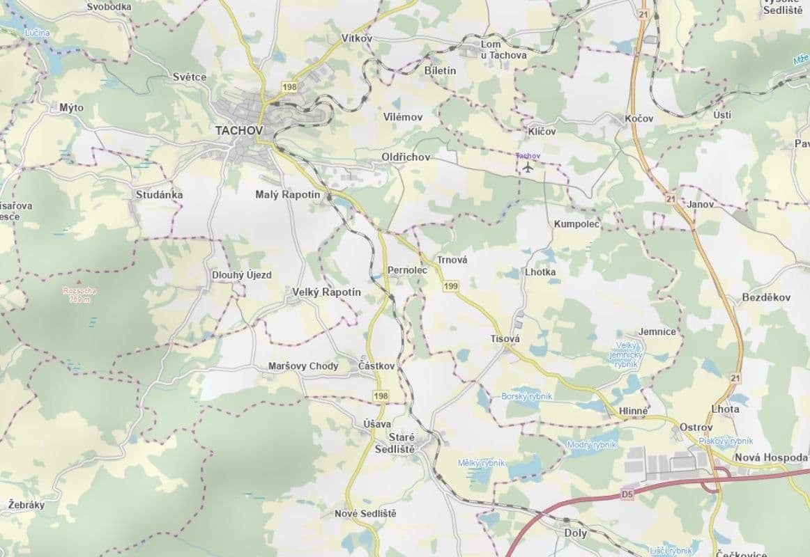 Prodej pozemku 7.700 m², Částkov, Plzeňský kraj Prodej pozemku 7.700 m², Částkov, Plzeňský kraj
