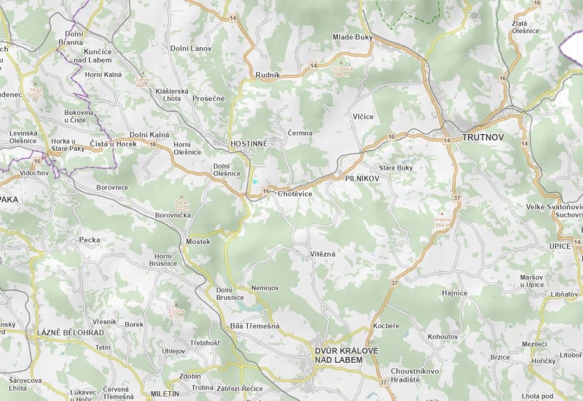 Prodej pozemku 24.195 m², Chotěvice, Královéhradecký kraj Prodej pozemku 24.195 m², Chotěvice, Královéhradecký kraj