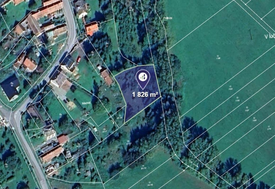 Prodej pozemku 2.282 m², Smidary, Královéhradecký kraj Prodej pozemku 2.282 m², Smidary, Královéhradecký kraj